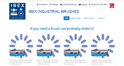 Desktop Screenshot of ibexindustrialbrushes.com